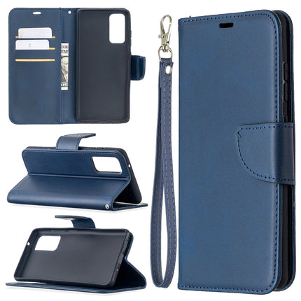 Lambskin Texture Pure Color Horizontal Flip PU Leather Case with Holder & Card Slots & Wallet & Lanyard, For Galaxy S20 FE 5G / S20 Lite, For Samsung Galaxy S20 FE 5G / S20 Lite