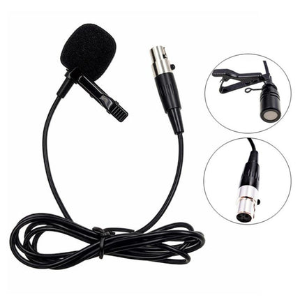 Metal Lavalier Microphone, Cable Length: 1.5m, 3 Pin XLR Head, 4 Pin XLR Head