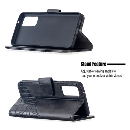 Matching Color Crocodile Texture Horizontal Flip PU Leather Case with Wallet & Holder & Card Slots, For Galaxy S20 FE 5G / S20 Lite