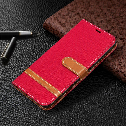Color Matching Denim Texture Horizontal Flip Leather Case with Holder & Card Slots & Wallet & Lanyard, For Galaxy S20 FE 5G / S20 Lite
