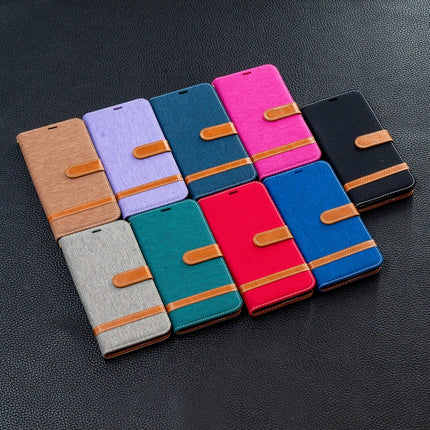 Color Matching Denim Texture Horizontal Flip Leather Case with Holder & Card Slots & Wallet & Lanyard, For Galaxy S20 FE 5G / S20 Lite