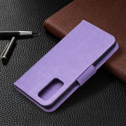 Embossing Two Butterflies Pattern Horizontal Flip PU Leather Case with Holder & Card Slot & Wallet & Lanyard, For Galaxy S20 FE 5G / S20 Lite