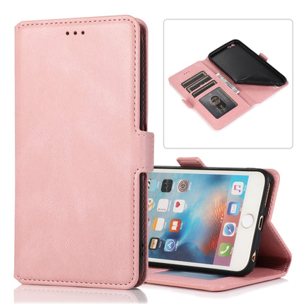 Retro Magnetic Closing Clasp Horizontal Flip Leather Case with Holder & Card Slots & Photo Frame & Wallet, For iPhone 6, For iPhone 6 Plus, For iPhone SE 2022 / SE 2020 / 8 / 7, For iPhone 8 Plus / 7 Plus