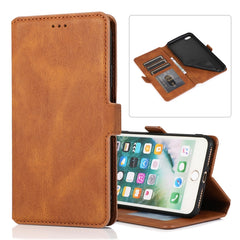 Retro Magnetic Closing Clasp Horizontal Flip Leather Case with Holder & Card Slots & Photo Frame & Wallet, For iPhone 6, For iPhone 6 Plus, For iPhone SE 2022 / SE 2020 / 8 / 7, For iPhone 8 Plus / 7 Plus, For iPhone 11