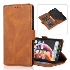 Retro Magnetic Closing Clasp Horizontal Flip Leather Case with Holder & Card Slots & Photo Frame & Wallet, For iPhone 11 Pro, For iPhone 11 Pro Max, For iPhone XS / X, For iPhone XR, For iPhone XS Max