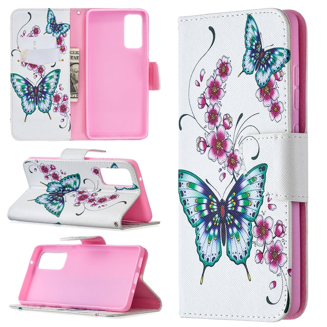 Colored Drawing Pattern Horizontal Flip Leather Case with Holder & Card Slots & Wallet, For Galaxy S20 FE 5G / S20 Lite, For Xiaomi Redmi 9C
