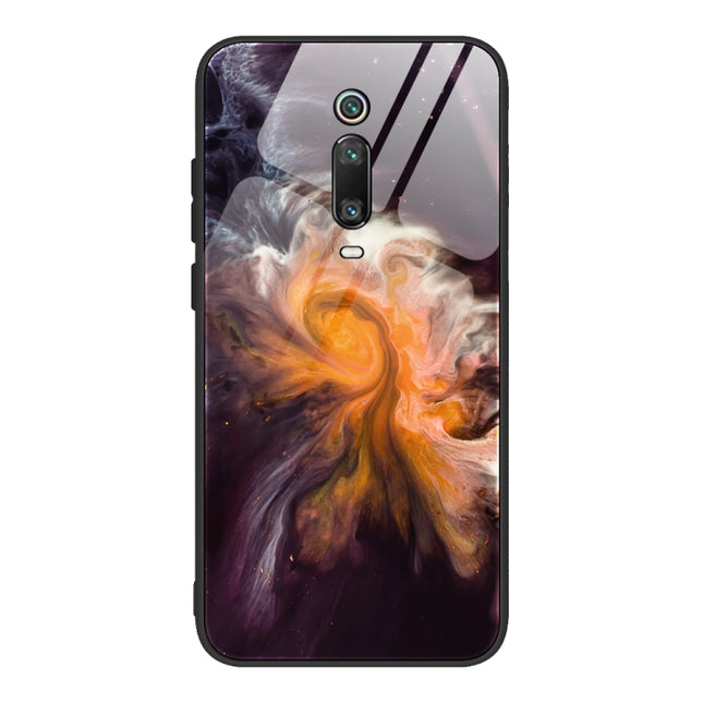 Marble Pattern Glass Protective Case, For Xiaomi Redmi K20 / K20 Pro / Mi 9T, For Xiaomi Redmi Note 9, For Xiaomi Redmi Note 9S / Note 9 Pro