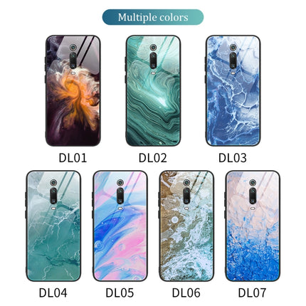 Marble Pattern Glass Protective Case, For Xiaomi Redmi K20 / K20 Pro / Mi 9T, For Xiaomi Redmi Note 9, For Xiaomi Redmi Note 9S / Note 9 Pro