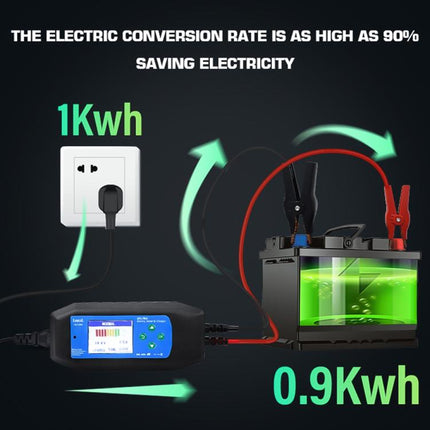 CAT-280 2 in 1 Car Battery Charger & Color Screen Battery Tester, US Plug