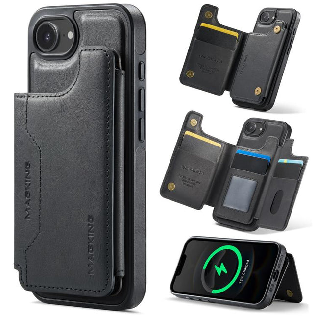 MAGKING K3 Series MagSafe RFID Card Bag Detachable Phone Case, For iPhone 17e / 16e, For iPhone 17, For iPhone 16 Pro Max, For iPhone 16 Pro