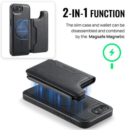 MAGKING K3 Series MagSafe RFID Card Bag Detachable Phone Case, For iPhone 17e / 16e, For iPhone 17, For iPhone 16 Pro Max, For iPhone 16 Pro