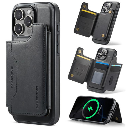 MAGKING K3 Series MagSafe RFID Card Bag Detachable Phone Case, For iPhone 17e / 16e, For iPhone 17, For iPhone 16 Pro Max, For iPhone 16 Pro