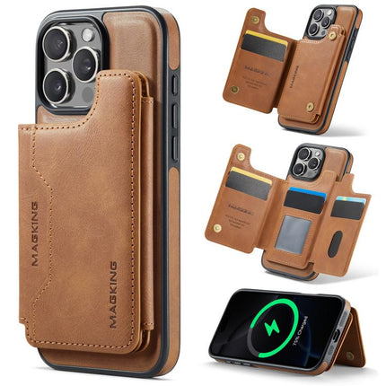 MAGKING K3 Series MagSafe RFID Card Bag Detachable Phone Case, For iPhone 17e / 16e, For iPhone 17, For iPhone 16 Pro Max, For iPhone 16 Pro