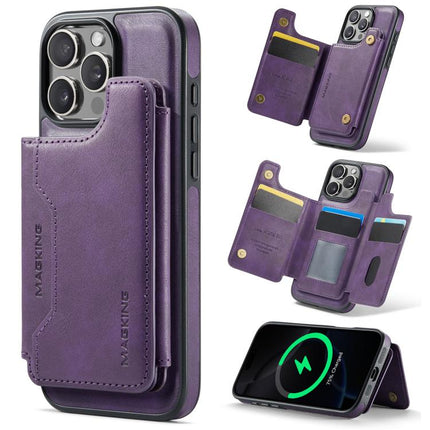 MAGKING K3 Series MagSafe RFID Card Bag Detachable Phone Case, For iPhone 17e / 16e, For iPhone 17, For iPhone 16 Pro Max, For iPhone 16 Pro