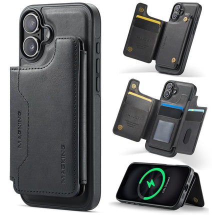 MAGKING K3 Series MagSafe RFID Card Bag Detachable Phone Case, For iPhone 16 Plus, For iPhone 16