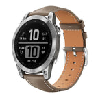 For Garmin Fenix 8/7/6/5 22mm 20mm / Brown