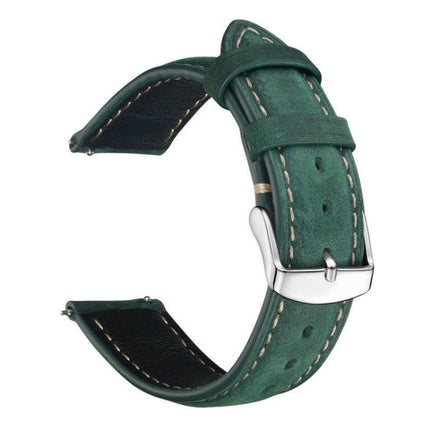 xDfind Retro Crazy Horse Texture Leather Watch Band, 24mm for Suunto 9 / 9 Baro / D5 / Core / 7, 14mm, 18mm