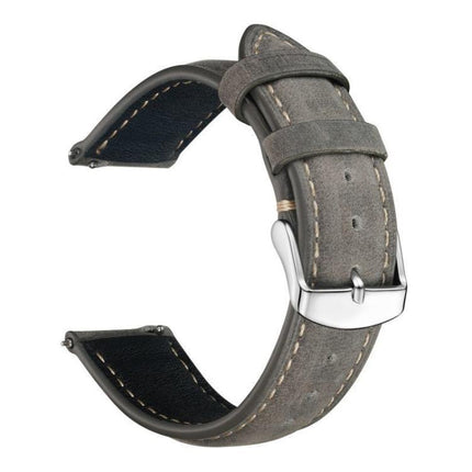 xDfind Retro Crazy Horse Texture Leather Watch Band, 24mm for Suunto 9 / 9 Baro / D5 / Core / 7, 14mm, 18mm