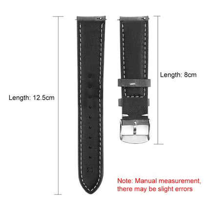 xDfind Retro Crazy Horse Texture Leather Watch Band, 24mm for Suunto 9 / 9 Baro / D5 / Core / 7, 14mm, 18mm