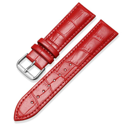 xDfind Bamboo Texture Pin Buckle Leather Watch Band, 20mm, 22mm
