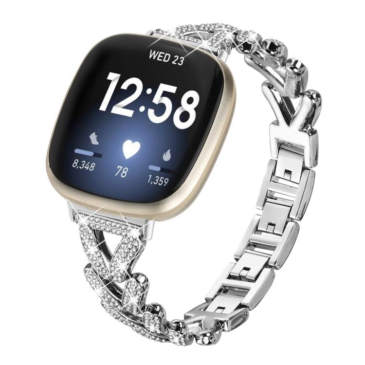 xDfind Small Twist Diamond Metal Watch Band, 20mm For Huawei Watch GT4 / GT3 / GT2, 20mm, 20mm For COROS APEX 2 42mm / PACE 2, 20mm For Xiaomi Mibro Air / Mibro Lite, 20mm For Honor Watch SE / Magic Watch2 42mm