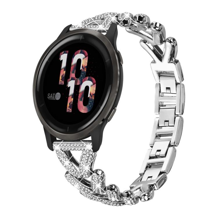 xDfind Small Twist Diamond Metal Watch Band, 20mm For Amazfit Bip U / Bip Lite / Bip 3 Pro, 20mm For Amazfit GTS4 Mini/3/2 /2e/2 Mini, 20mm For Xiaomi Haylou RS4 Plus LS11 / LS12, 20mm For Ticwatch GTH / E3 / E / 2��������������������������������������...