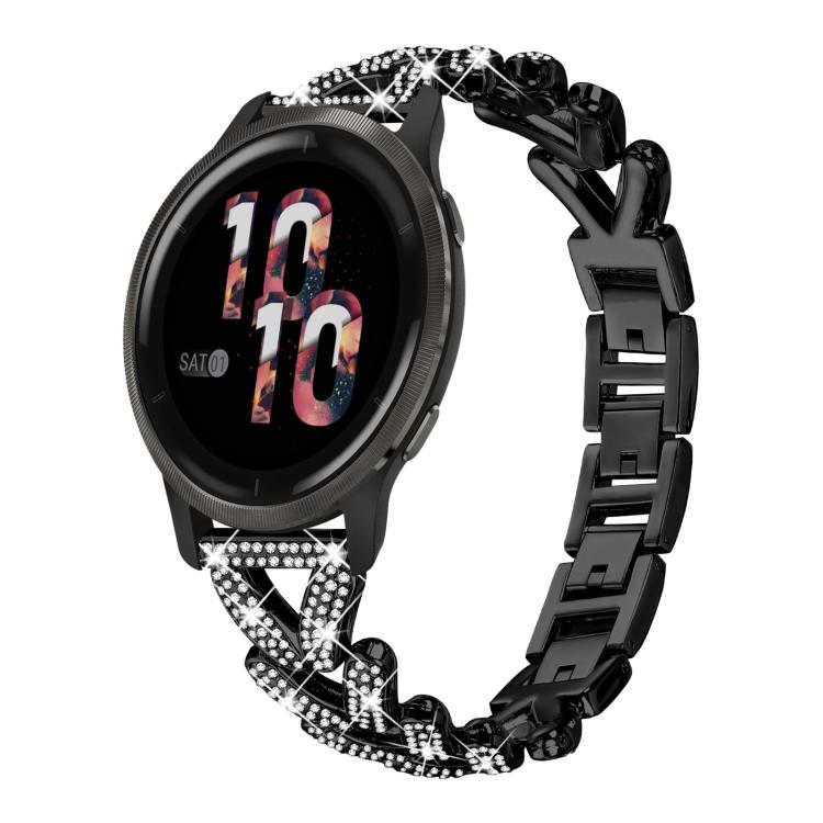 xDfind Small Twist Diamond Metal Watch Band, 20mm For Amazfit Bip U / Bip Lite / Bip 3 Pro, 20mm For Amazfit GTS4 Mini/3/2 /2e/2 Mini, 20mm For Xiaomi Haylou RS4 Plus LS11 / LS12, 20mm For Ticwatch GTH / E3 / E / 2��������������������������������������...