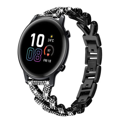 xDfind Small Twist Diamond Metal Watch Band