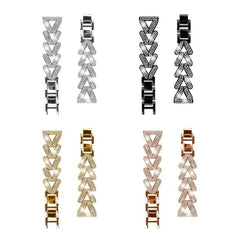 xDfind Small Twist Diamond Metal Watch Band, 20mm For Huawei Watch GT4 / GT3 / GT2, 20mm, 20mm For COROS APEX 2 42mm / PACE 2, 20mm For Xiaomi Mibro Air / Mibro Lite, 20mm For Honor Watch SE / Magic Watch2 42mm
