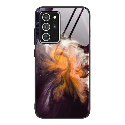 Marble Pattern Glass Protective Case, For Samsung Galaxy Note20 Ultra, For Samsung Galaxy S20 Ultra, For Samsung Galaxy Note10 Lite / A81
