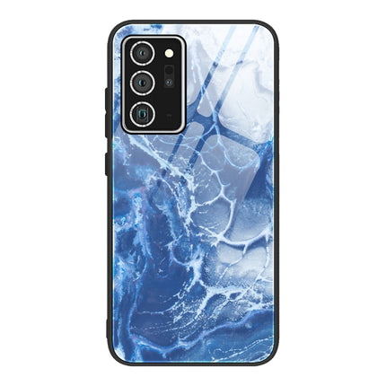 Marble Pattern Glass Protective Case, For Samsung Galaxy Note20 Ultra, For Samsung Galaxy S20 Ultra, For Samsung Galaxy Note10 Lite / A81