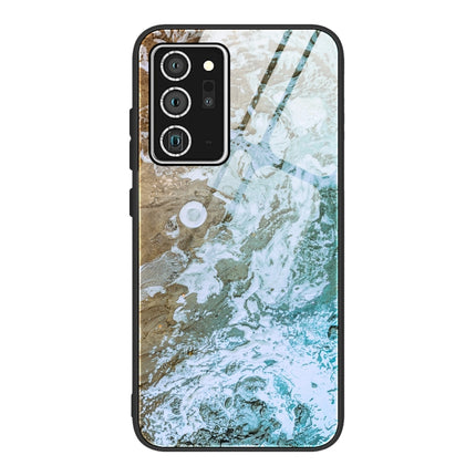 Marble Pattern Glass Protective Case, For Samsung Galaxy Note20 Ultra, For Samsung Galaxy S20 Ultra, For Samsung Galaxy Note10 Lite / A81