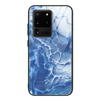 Marble Pattern Glass Protective Case, For Samsung Galaxy Note20 Ultra, For Samsung Galaxy S20 Ultra, For Samsung Galaxy Note10 Lite / A81
