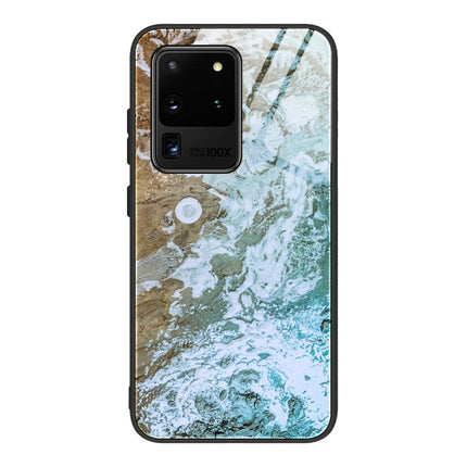 Marble Pattern Glass Protective Case, For Samsung Galaxy Note20 Ultra, For Samsung Galaxy S20 Ultra, For Samsung Galaxy Note10 Lite / A81
