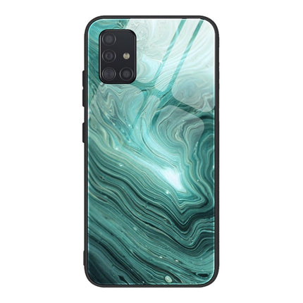 Marble Pattern Glass Protective Case, For Samsung Galaxy A51, For Samsung Galaxy A50 / A50s / A30s, For Samsung Galaxy A21s