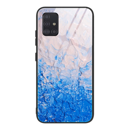 Marble Pattern Glass Protective Case, For Samsung Galaxy A51, For Samsung Galaxy A50 / A50s / A30s, For Samsung Galaxy A21s