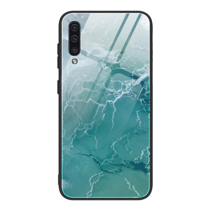 Marble Pattern Glass Protective Case, For Samsung Galaxy A51, For Samsung Galaxy A50 / A50s / A30s, For Samsung Galaxy A21s