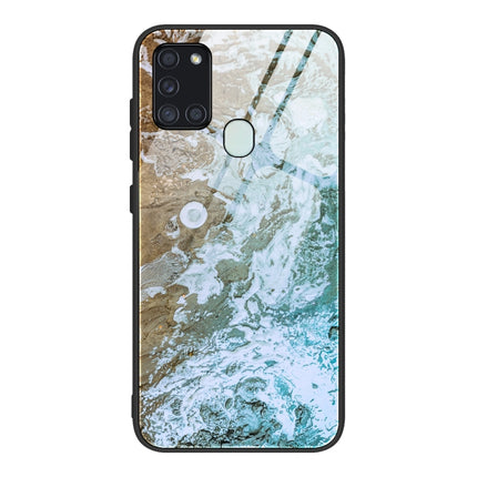 Marble Pattern Glass Protective Case, For Samsung Galaxy A51, For Samsung Galaxy A50 / A50s / A30s, For Samsung Galaxy A21s