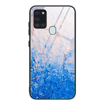 Marble Pattern Glass Protective Case, For Samsung Galaxy A51, For Samsung Galaxy A50 / A50s / A30s, For Samsung Galaxy A21s