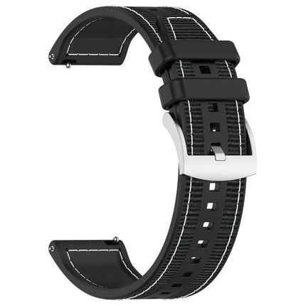 xDfind Hybrid Nylon Braid Silicone Watch Band, 20mm, 22mm