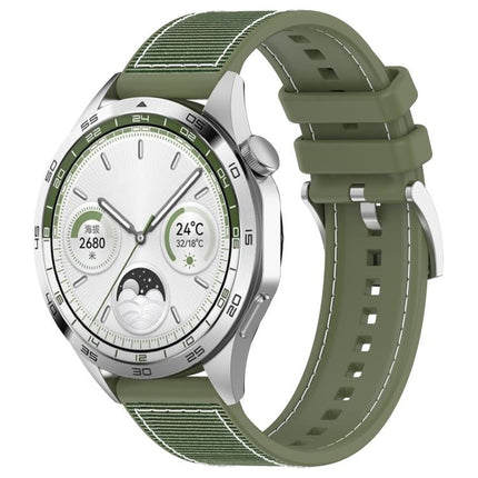 xDfind Hybrid Nylon Braid Silicone Watch Band, 20mm, 22mm