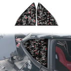 Rear Triangle Window / Red