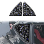 Rear Triangle Window / Blue