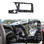Central Control Screen Frame, Left Driver / Blue