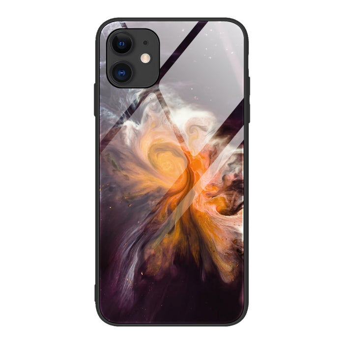 Marble Pattern Glass Protective Case, For iPhone 12 mini, For iPhone 12 Pro Max, For iPhone 11 Pro