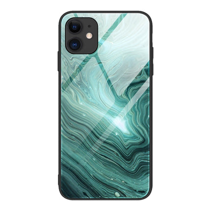 Marble Pattern Glass Protective Case, For iPhone 12 mini, For iPhone 12 Pro Max, For iPhone 11 Pro