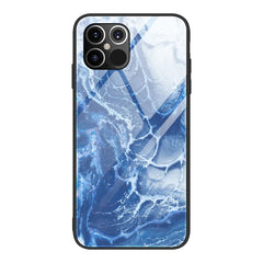 Marble Pattern Glass Protective Case, For iPhone 12 mini, For iPhone 12 Pro Max, For iPhone 11 Pro, For iPhone SE 2022 / SE 2020 / 8 / 7