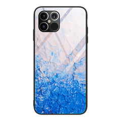 Marble Pattern Glass Protective Case, For iPhone 12 mini, For iPhone 12 Pro Max, For iPhone 11 Pro, For iPhone SE 2022 / SE 2020 / 8 / 7