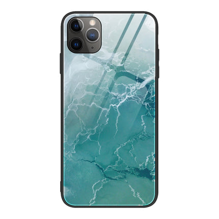 Marble Pattern Glass Protective Case, For iPhone 12 mini, For iPhone 12 Pro Max, For iPhone 11 Pro