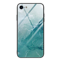 Marble Pattern Glass Protective Case, For iPhone 12 mini, For iPhone 12 Pro Max, For iPhone 11 Pro, For iPhone SE 2022 / SE 2020 / 8 / 7